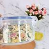 Plastic Food Storage Containers Set, Refrigerator Organizer Boxes, Sealed Containers, Meal Boxes, Bento Boxes, Microwave-Safe Lunch Boxes, 600ml*2