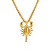 New Necklace Rock Punk Hip Hop Fashion Pendant Cool Accessories Cool Scorpion Pendant Necklace