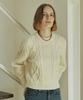 YUPPE Bell Cable Knit_Cream
