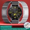 22 мм 20 мм Ремешок для Huawei Watch GT3 Pro 46 мм/GT2 Pro, Металлический ремешок из нержавеющей стали для GT2 GT4 46 мм Серебристый/Черный цвет