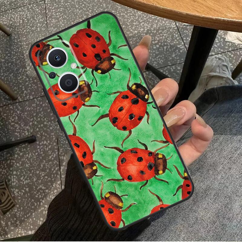 Чехол с изображением божьей коровки для OPPO Reno 10 Pro 4 5 6 7 8 Lite 8T 4Z 5Z OPPO Find X5 Lite X2 X3 Neo X6 Pro
