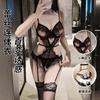 Сексуальное нижнее белье сексуальное кружевное с вырезами искушение открытый комбинезон горячий полый страсть свободная женская личная пижама