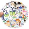 50PCS Halloween Ghost Mushroom Graffiti Stickers, Luggage, Notebook, Speaker, Water Cup, Waterproof Stickers