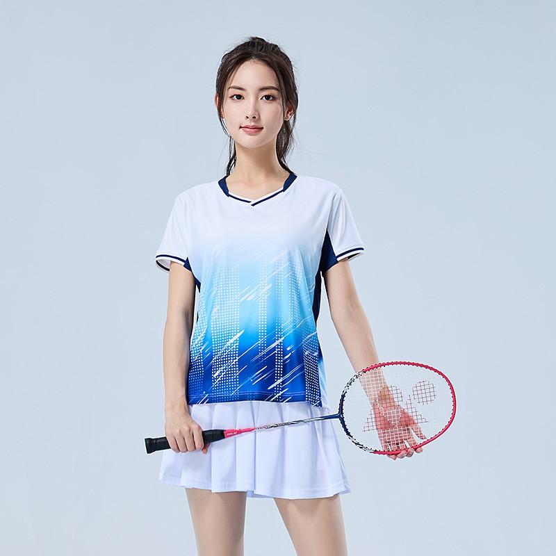 Premium Breathable Badminton Shirt Men Women Tennis Pickleball Sportswear Quick-Dry Athletic Top