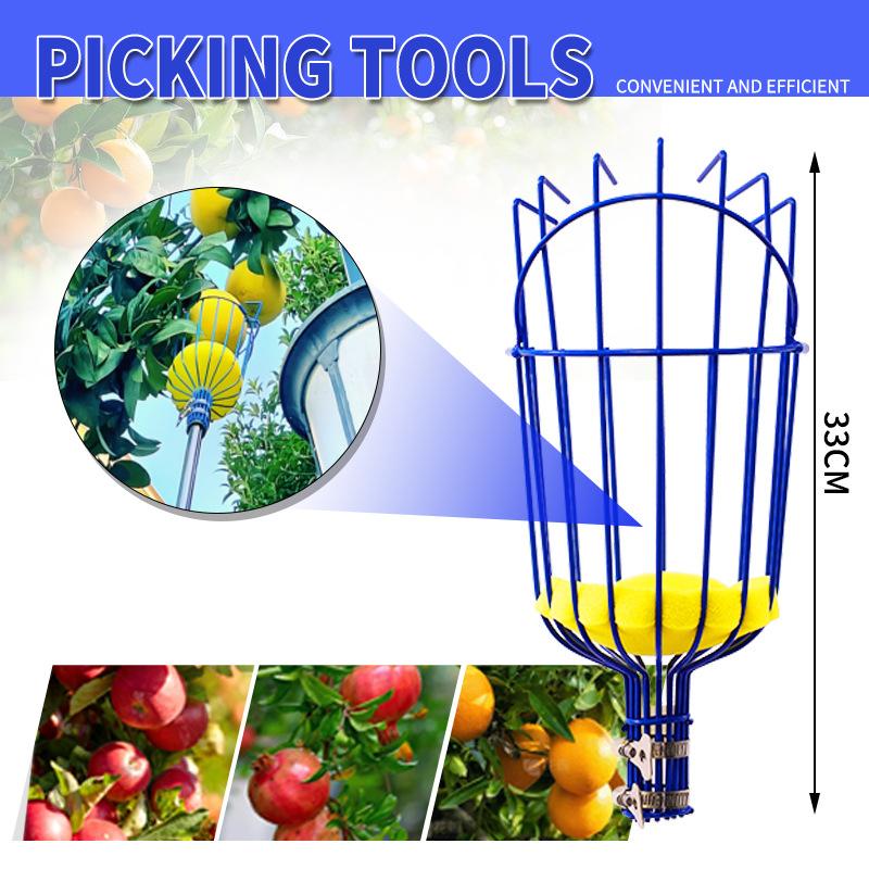 Multifunctional Telescopic Fruit Picker High-Altitude Picking Fruit Trees Do Not Hurt Fruit Bayberry Pipa Apple Orange Picking Special Equipment