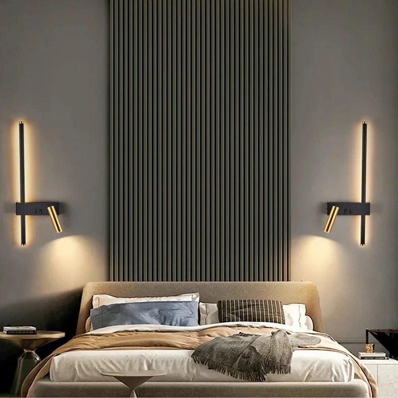 Настенные светильники Nordic Modern Led Lights For Room Home Decoration Интерьерная ночник для гостиной Диван Фон настенные бра Лампы
