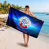 Bolton Wanderers FC Custom Beach Towel, Personalized Name Text Print, Football Logo Soft Quick‑Dry Towel Holiday Gift