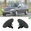 2Pcs Car Front Door Handle Key Hole Lock Barrel Cap Plug Cover Clips For Daewoo Gentra 2013 2014 2015 NEW