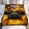 Супер Узоры Monster Jam Плед Монстр-Трак Фланелевый Плед Уютное Покрытие для Дивана Плед Супер Мягкая Простыня Матрасы