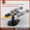 UCS Фильм MOC Строительные Блоки Звездный Истребитель Крыло Коллекция Y Модель Технологические Кирпичики DIY Сборка Игрушки Рождественские Подарки Дисплей