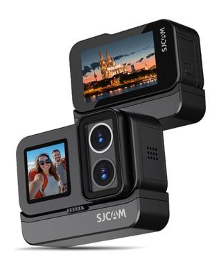 SCJAM SJ20 Экшн-камера 1850 мАч Двойной 30 м Ночная 64 ГБ Карта, 4K/30 кадр/с, 6-осевая стабилизация, Высокоемкостный объектив F2.0/F1.3, Широкоугольный угол обзора 154°,