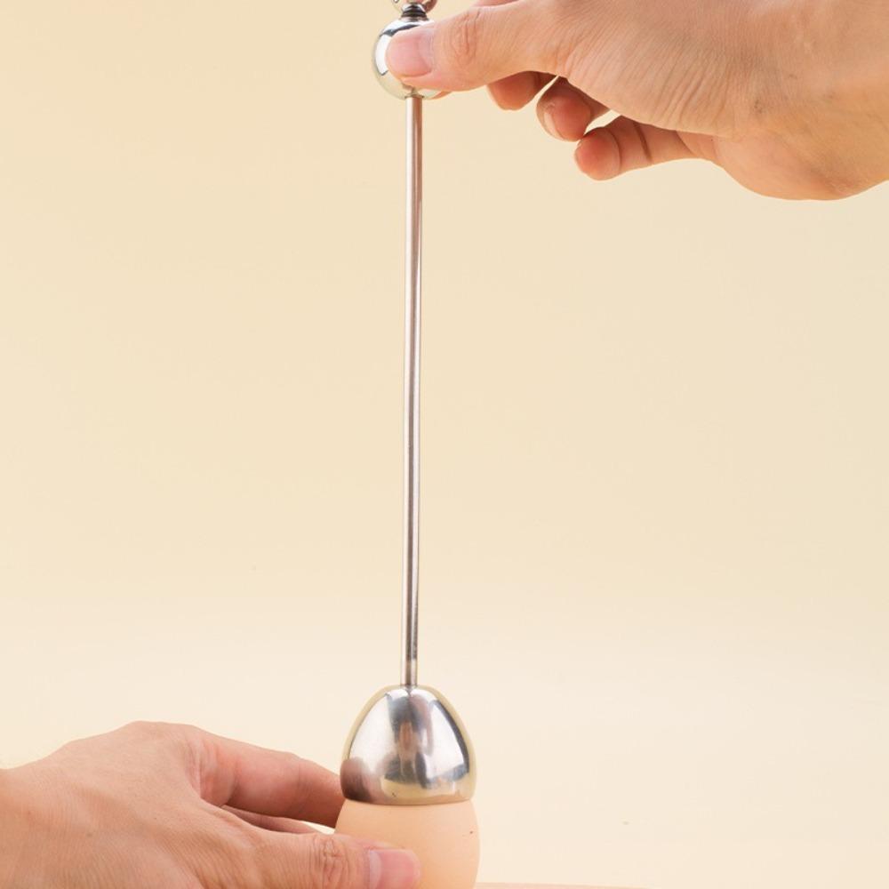 2 шт. Нержавеющая сталь Топпер для яиц Крэкер Практичный Венчик для яиц Открыватель для разбивания яиц Приготовление пищи