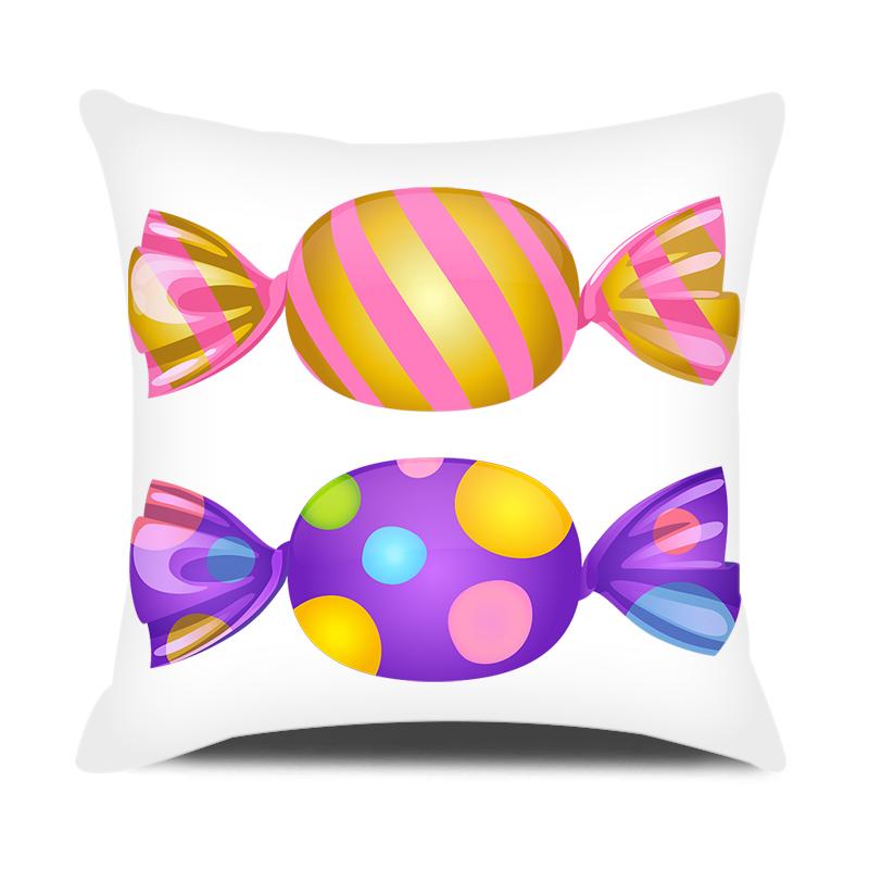 Наволочка в клетку с геометрическим полосатым принтом, красочная наволочка для дома, дивана, украшения автомобиля, чехол для подушки из персиковой кожи