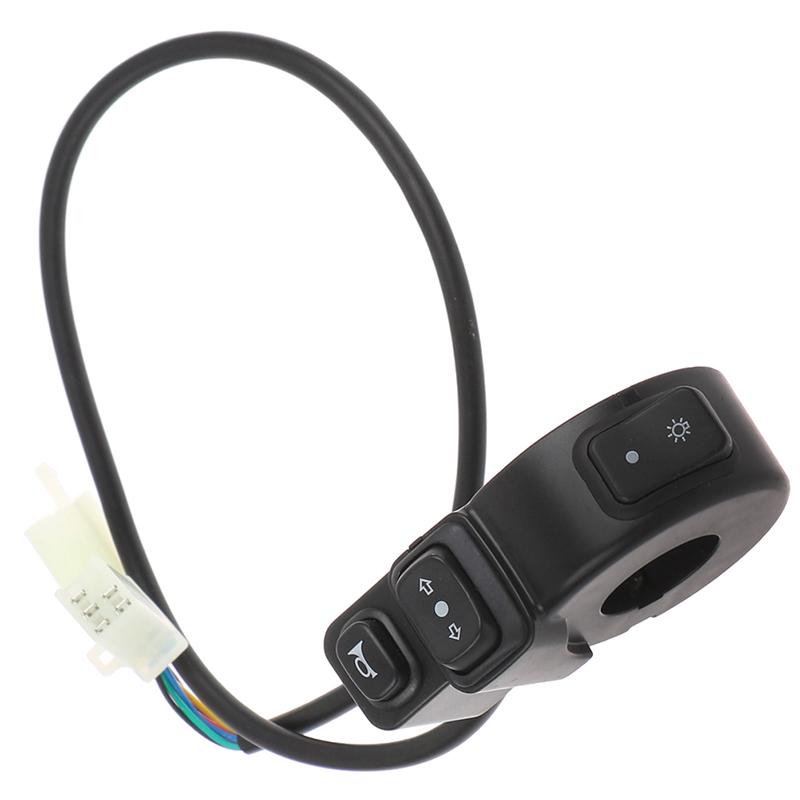 3 In1 Motorcycle Switch Electric Bike Scooter Turn Signal Horn Button 22Mm