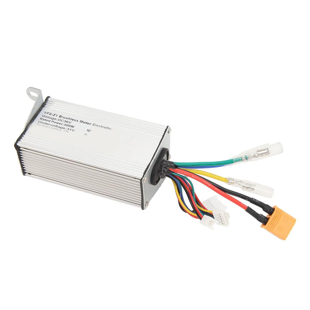 Контроллер для электрического велосипеда 36 В 500 Вт, хорошее рассеивание тепла, чувствительное управление, безопасный 10-дюймовый электрический