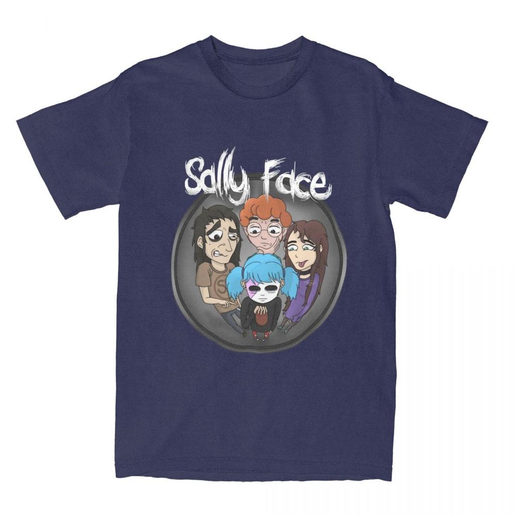 Men Women Sallyface Sal Fisher T-Shirt Apparel Hipster 100% Cotton Sally Face T Shirts Tee Clothing Classic