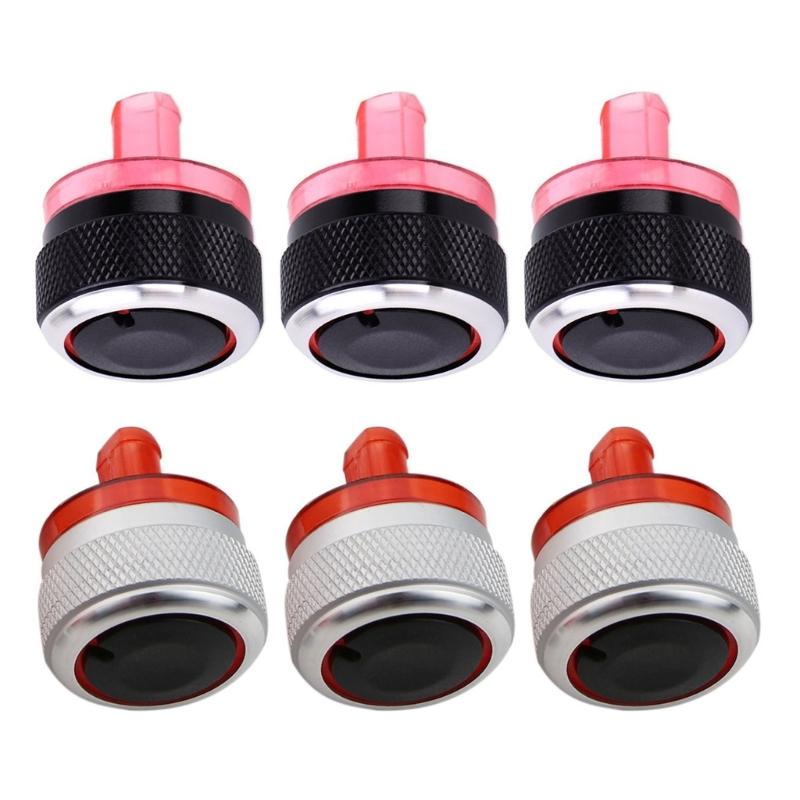 3 Pack Air Conditioning Control Knobs Button For 206 207 Enhancing Driving Experience Efficient Temperature Management