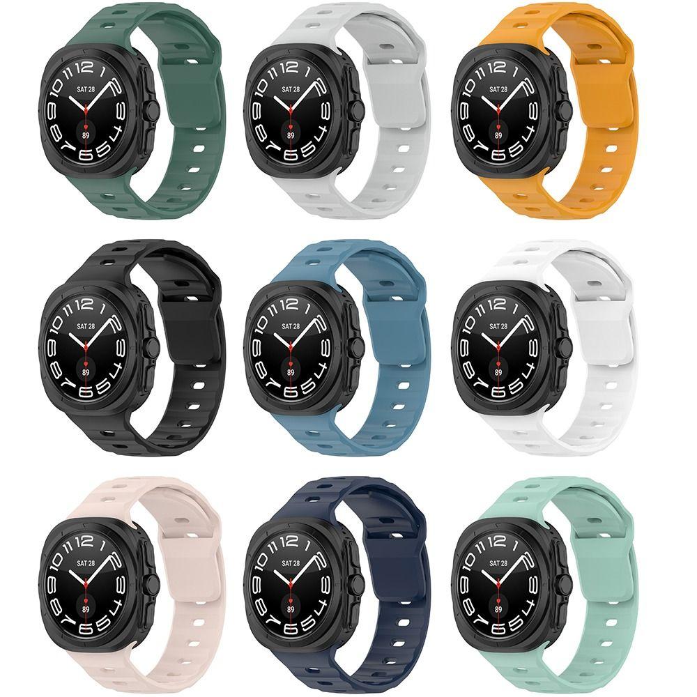Ремешок для часов Браслет для часов Замена Ремешок на запястье Силиконовый ремешок для Samsung Galaxy Watch Ultra 47 мм