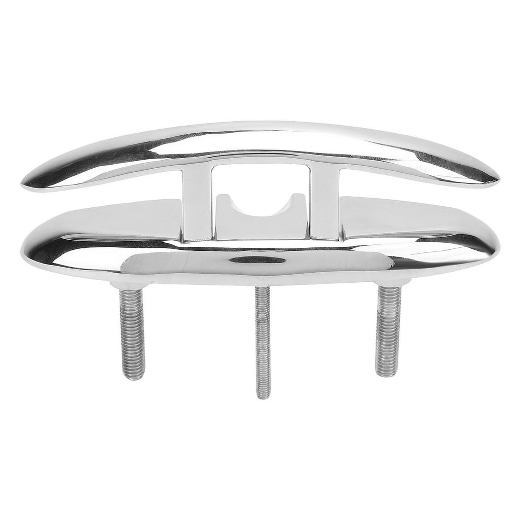 6in Pull Up Boat Folding Cleat 316 Stainless Steel Marine Cleat Flip Up Dock Cleat for RV Yacht Cargo Ship Speedboat