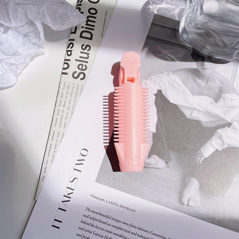 Пушистая заколка для корней волос для создания ленивых воздушных челок и фиксированных локонов