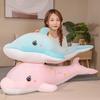 Soft Dolphin Pillow Plush Toy Doll Aquarium Whale Doll Children's Soothing Ragdoll Gift