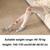 Pearl Decorated Women's Flower Stockings Elegant Style Sheer Pantyhose  Lolita Party