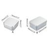 2Pcs Square Aluminum Soap Dish with Lid Soap Box Easy To Rinse Travel Soap Tray  Hotel