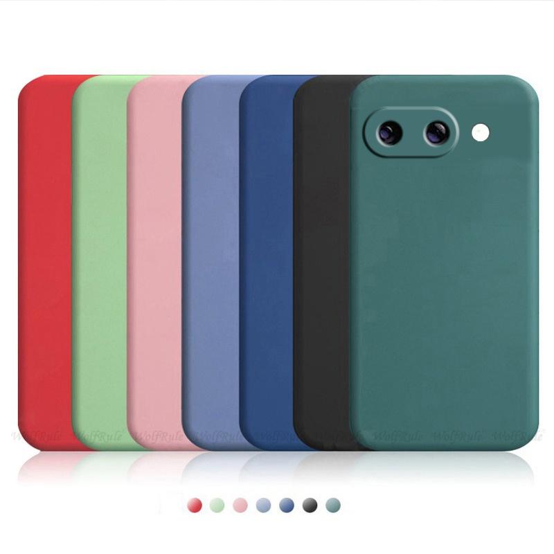 Для чехла Google Pixel 9A Крышка Google Pixel9A Pixel 9A Capas Противоударный бампер Жидкий силикон ТПУ Мягкие чехлы Pixel 9A