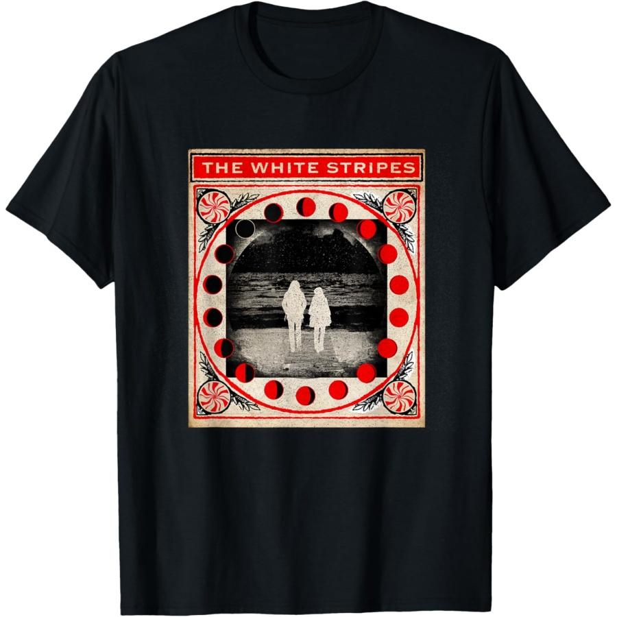 Футболка The White Stripes под Великим Белым Северным Сиянием