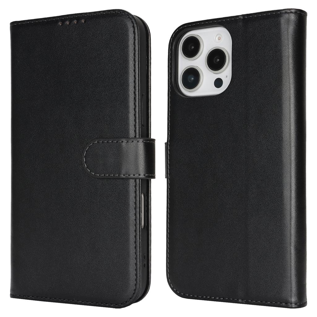 For iPhone 16 Pro Stand Case Shockproof Leather Wallet Phone Cover