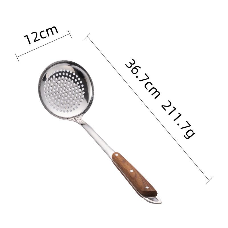 HANYANG, новинка 304, деревянная ручка, лопатка для жарки из нержавеющей стали, кухонные принадлежности, изоляционная лопатка из грушевого дерева, кухонная ложка