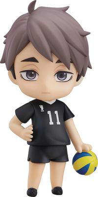 Нендороид Haikyu TO THE TOP Мия Осаму Без масштаба ABS и ПВХ Раскрашенная подвижная фигурка Перепродажа