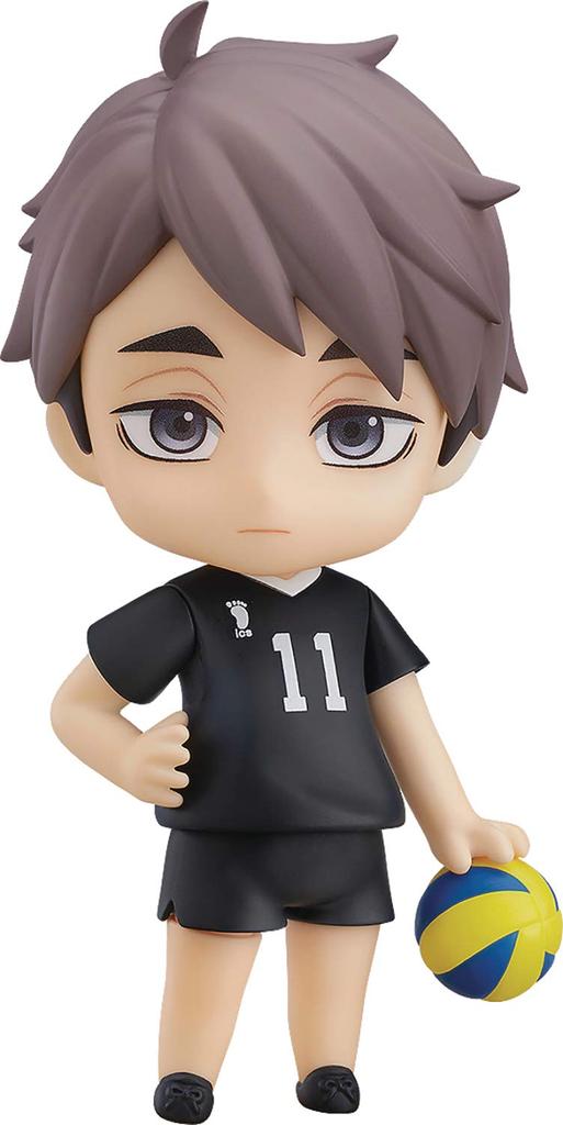 Нендороид Haikyu TO THE TOP Мия Осаму Без масштаба ABS и ПВХ Раскрашенная подвижная фигурка Перепродажа
