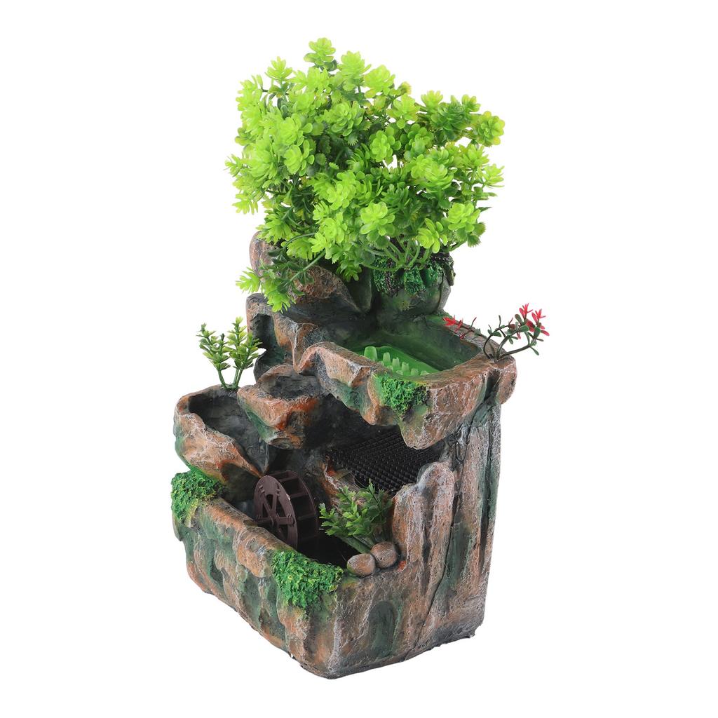 Resin Rockery Simulation Tree Flowing Water Tabletop Fountain Decoration