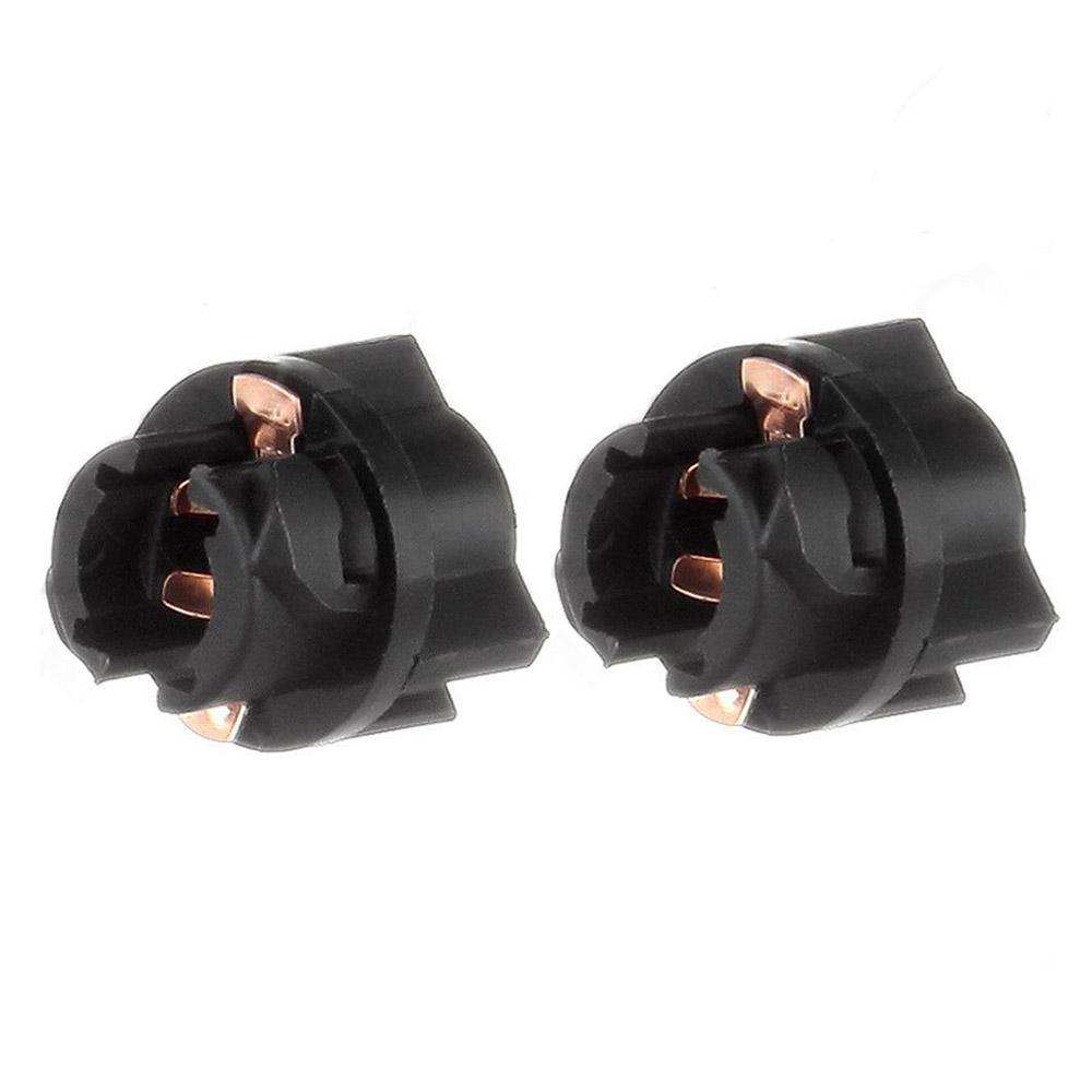 10Pcs T5 LED Twist Socket PC47 Instrument Panel Cluster Replacement Socket Lamp Holder