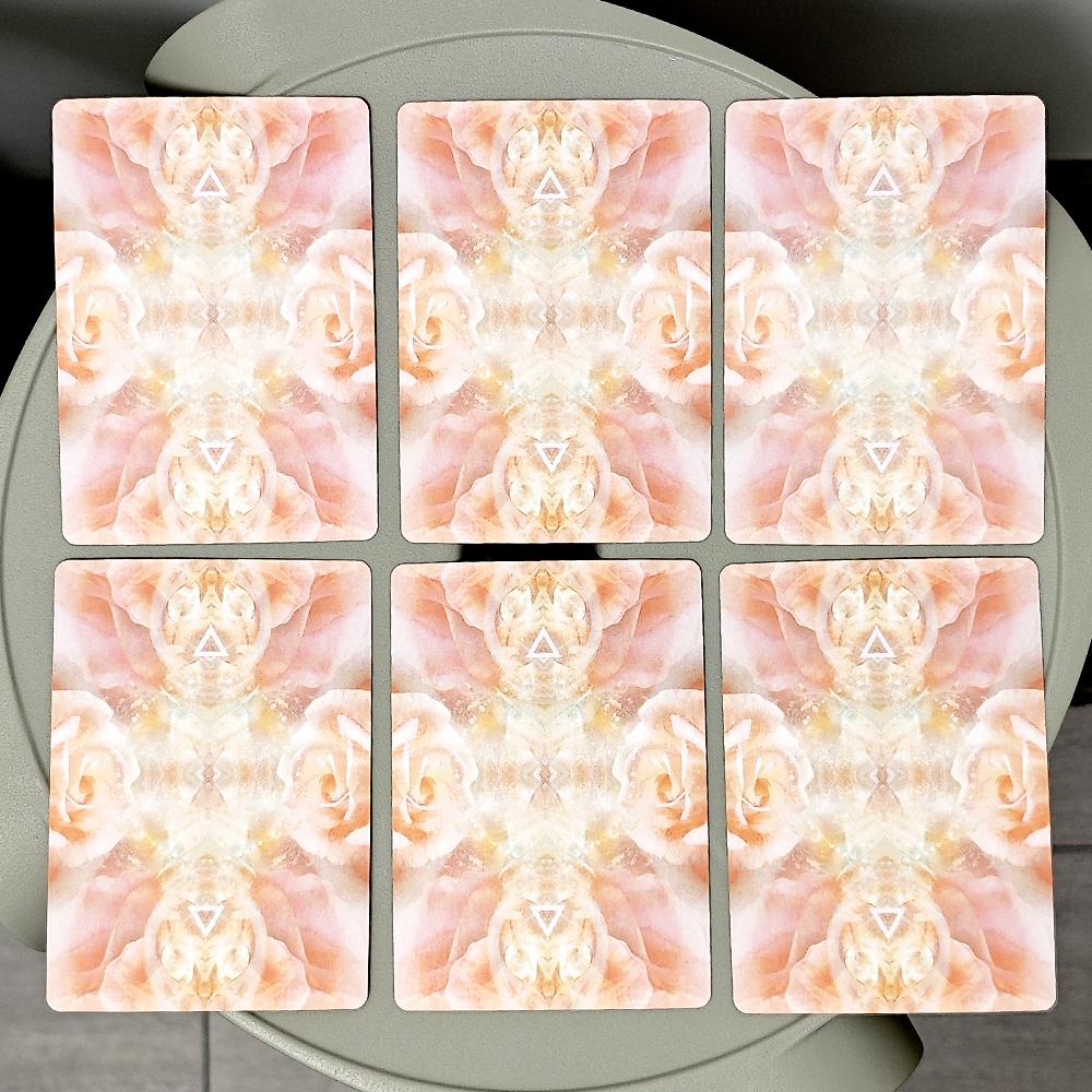 10,4*7,3 см Rose Oracle испанский выпуск 44 шт. карты Oracle