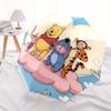 Winnie the Pooh, Tigger Automatic Opening and Closing Umbrella - 8 Ribs Portable Folding Umbrella with Plastic Handle, Suitable for Leisure