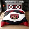 West Bromwich Albion Football Design Bed Bedding Set 1 Duvet Cover + 2 Pillowcases Soft Breathable Household Bed Linens