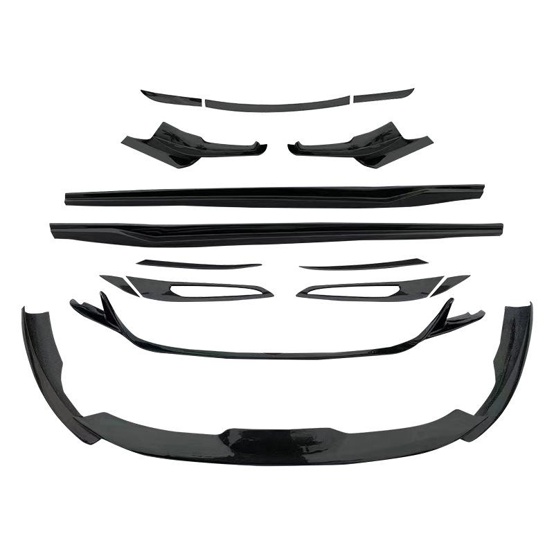 Fits Ferrari 812 N Models: Real Carbon Fiber Front Lip, Side Skirts, Center Lip, Rear Bumper Corners, Tail Wing Trim, Mirror Housings.