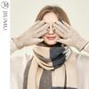 Women's Winter Wool Knit Plush-Lined Gloves