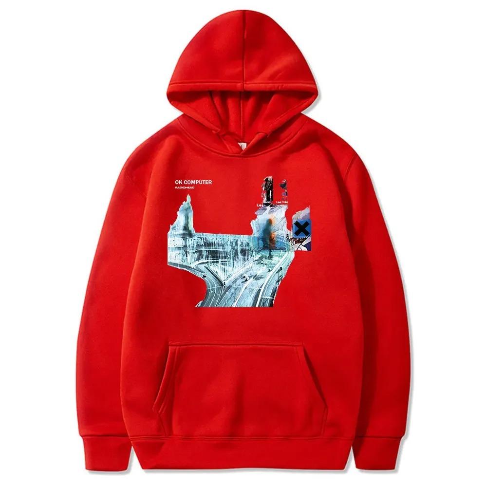 Radiohead Ok Computer Cd Lp Vinyl Poster in Rainbows Thom Yorke Popular Classic Hoodies Couple Streetwear Pullover Tracksuit Female Male Clothing