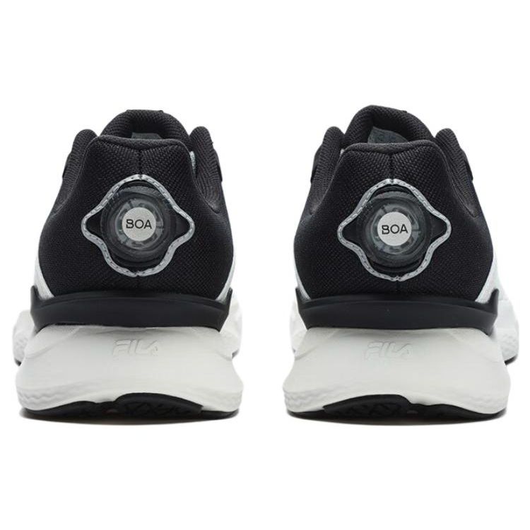 Fila Energy Boa 1 Comfortable Versatile Lightweight Synthetic Leather Low Top Running Shoes Men Sneaker White Black A12M311101FWO