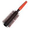 Plastic Handle Curly Hair Styling Round Bristles Brush Comb Rolling Style Comb