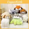 Fox Cartoon Koala Crocodile Plush Hug Pillow With Short Plush Material For Gift