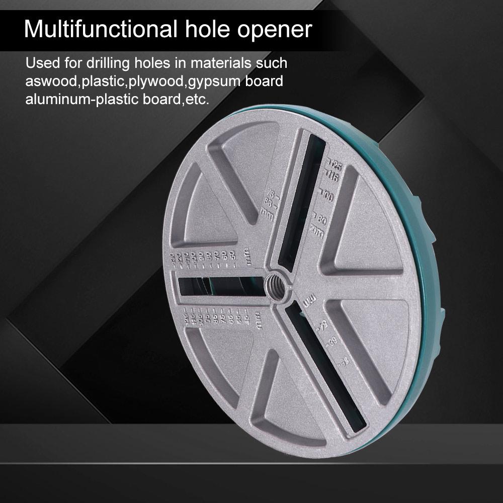 Регулируемый открыватель отверстий 45-130 мм Эффективный дырокол Круглая пила для отверстий Проекты сделай сам