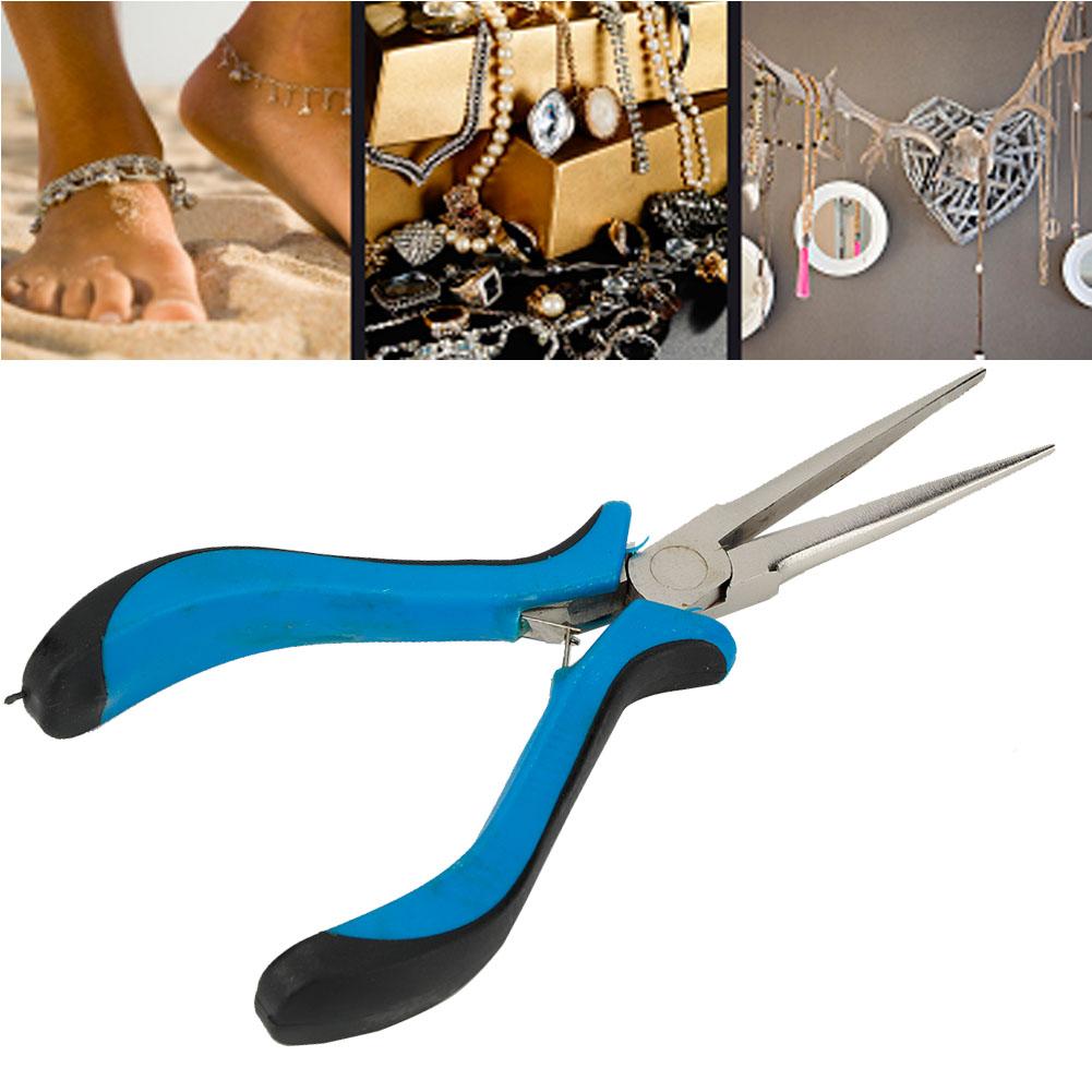 Long Nose Diagonal Pliers Needle Hand Wire Cutting DIY Jewelry Making Tool