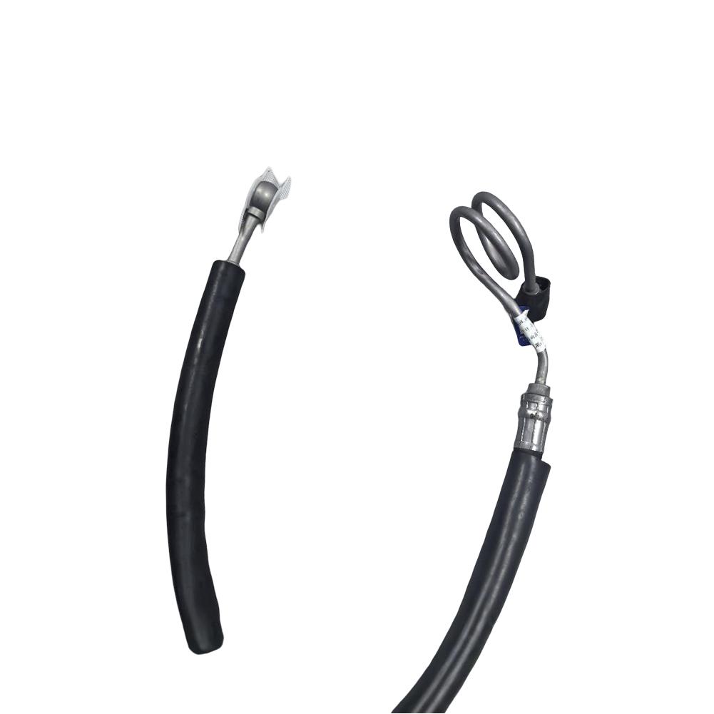 Power Steering Silver Pressure Hose Quick Installation Replace Installation Metal Material For Passat 1998-2005