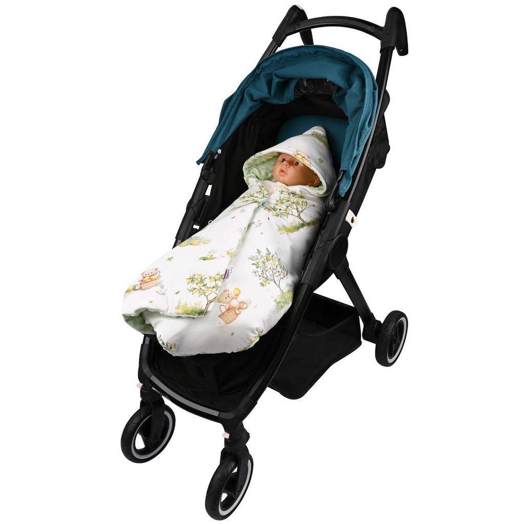 Bebamour Пеленка для прогулок с ребенком, защита от холодной погоды для новорожденных, принадлежности, многофункциональное одеяло, одеяло, ветровка, (лев)