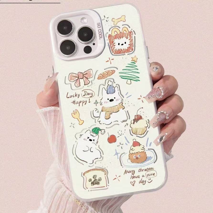 Новые японские и корейские десерты подходят для чехла на телефон iphone17 Apple 15promax/14 противоударный 13pro16 милый