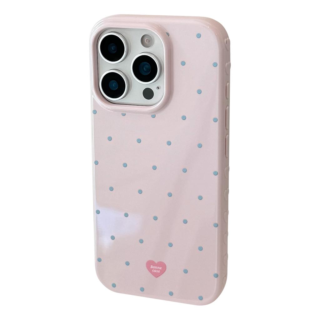 INS Чехол для мобильного телефона в горошек, маленький, свежий, для IPhone 17 16 15 14 13 Pro Max, Ультратонкий, Ударопрочный чехол для IPhone 17 Pro